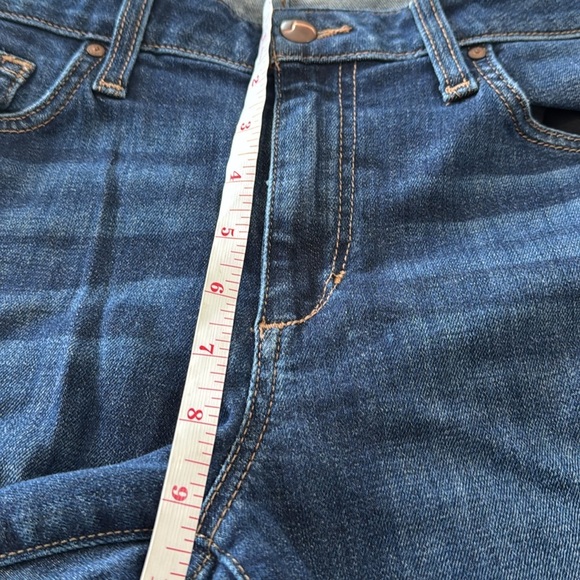 Joe's Jeans Dark Blue Cropped Fringe Denim Jeans - Picture 12 of 12